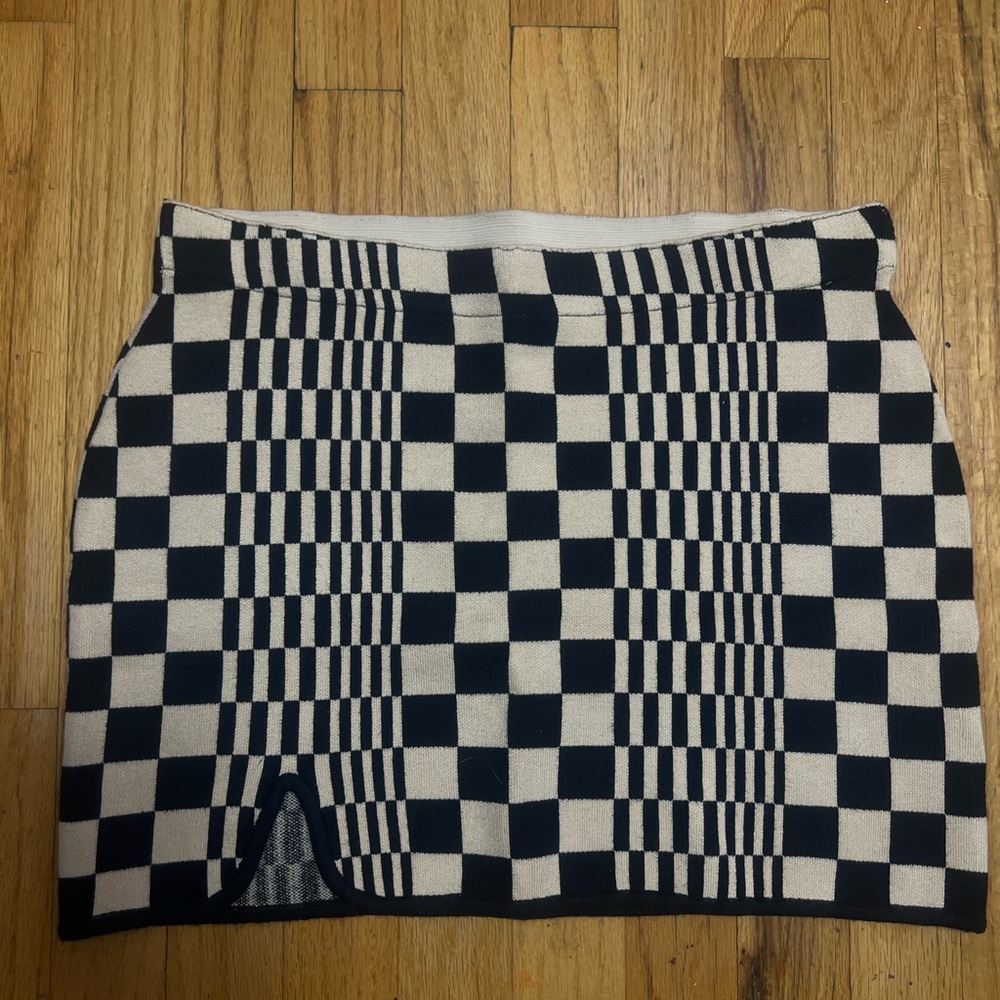 Urban Outfitters -Checkered Black and White Skirt